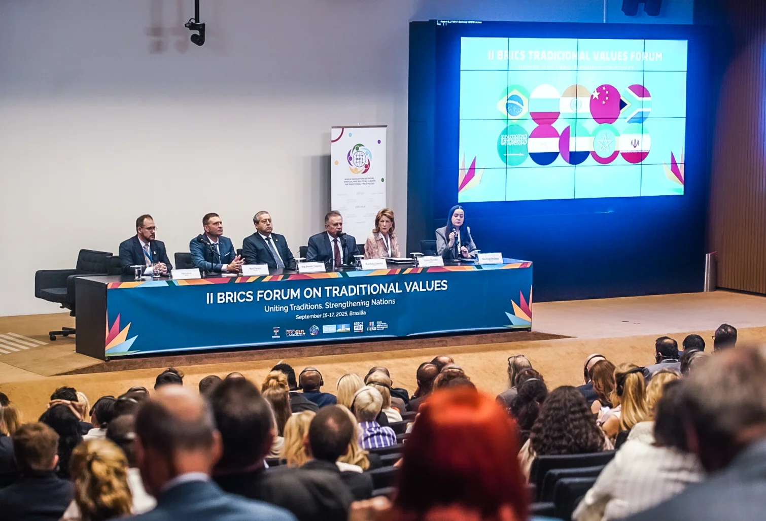 Cerimônia de fundação da Aliança de Empreendedores BRICS no Congresso Nacional do Brasil